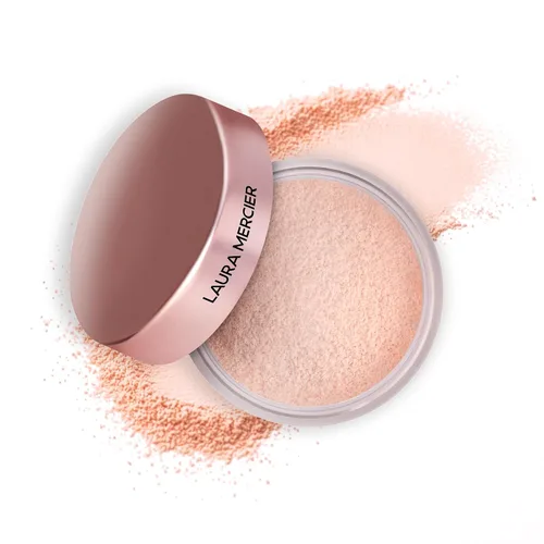 Vista 14 de Laura Mercier Polvo de ajuste suelto translúcido, control de brillo las 24 horas, acabado mate suave, impregnado con vitaminas C+ E, uso duradero