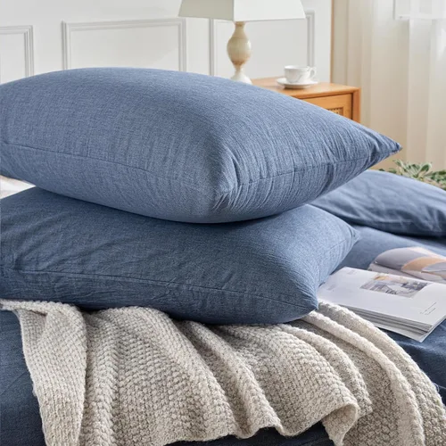 Vista 398 de NEXHOME PRO Funda de edredón Twin XL 100% algodón lavado, transpirable, duradera, texturizada, similar al lino, juego de ropa de cama para el hogar