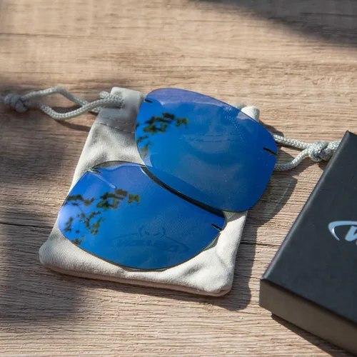 Vista 4 de Walleva Lentes de repuesto para gafas de sol Maui Jim Hikina, múltiples opciones disponibles