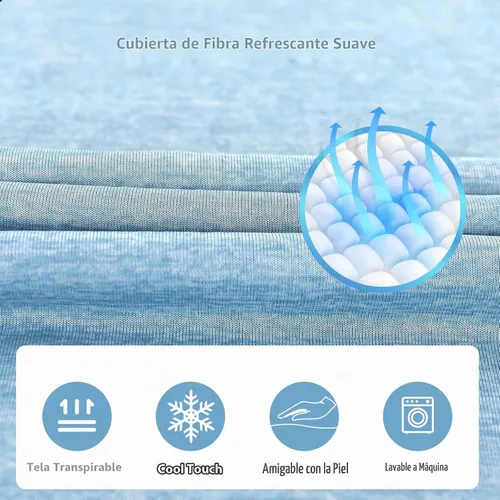 Vista 2 de Amagoing - Almohada de embarazo refrescante para dormir, almohada de maternidad en forma de U de cuerpo completo para mujeres con dolor de cadera