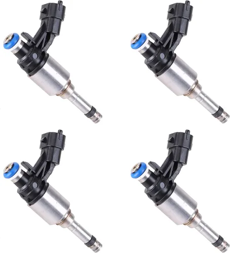 Vista 8 de Juego de 4 inyectores de combustible compatibles con Hyundai Accent Veloster Kia Rio Soul 2012-2017, inyector de combustible no turbo, inyector