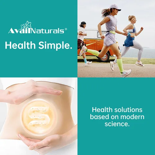 Vista 6 de AvailNaturals Ultra Gut - Limpieza diaria de 15 días, 30 cápsulas con 2.5 mil millones de probióticos UFC, fibra dietética, extracto de hoja de sena
