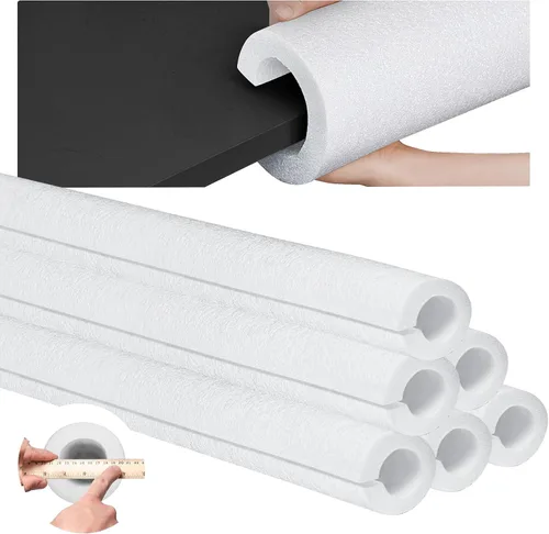 Vista 11 de Hanaive 4 fideos de espuma de piscina jumbo a granel de 40 pulgadas x 4.1 pulgadas, tubo de fideos de natación grandes de núcleo hueco para Negro