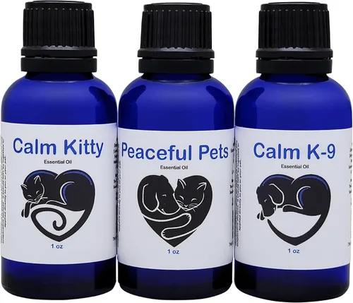 Vista 3 de The Cat's MeWow Calm Kitty - Aceite esencial calmante - Alivio natural del estrés y alivio de la ansiedad para gatos - Solución calmante sin drogas