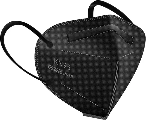 Vista 2 de HUHETA KN95 Mask, 5 Ply Protective Dispoasable Masks Filter Efficiency≥95%