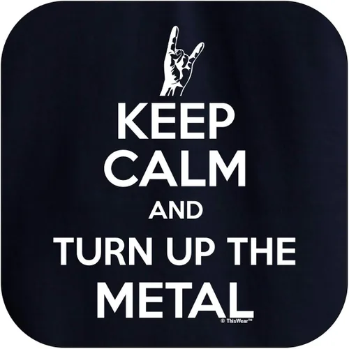 Vista 2 de Keep Calm and Turn Up The Metal Premium Sudadera con capucha