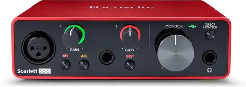 Vista 10 de Focusrite Scarlett 2i2 Studio - Paquete de interfaz de audio USB de 4ª generación para el compositor con micrófono de condensador y auriculares