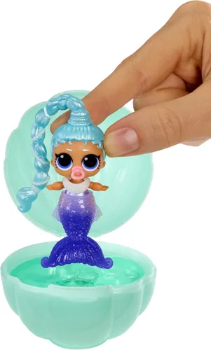 Vista 4 de L.O.L. Surprise! Sirenas de maquillaje mágico ¡Transformación! Pack de 2 hermanas bebé con maquillaje de labios DIY portátil para ti y tu muñeca