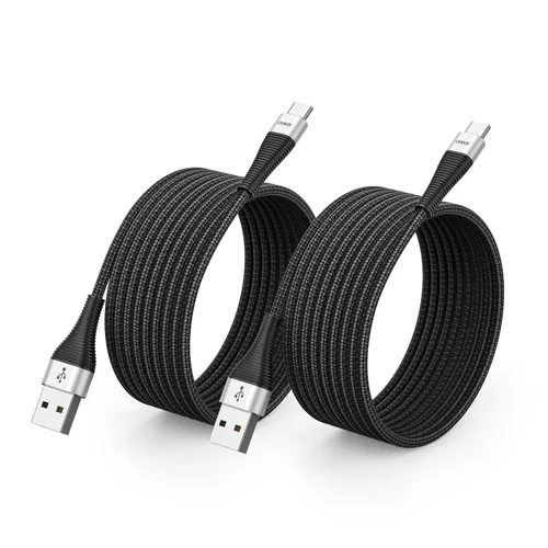 Vista 11 de Cable corto USB C, cable USB C a USB C de 100 W, cable de carga rápida de 1 Negro