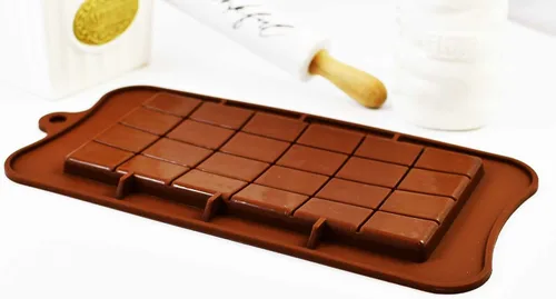 Vista 8 de Dubai Style KitKat - Molde para barra de chocolate, paquete de 3 moldes de silicona para dulces, antiadherentes, sin BPA, resistente al calor