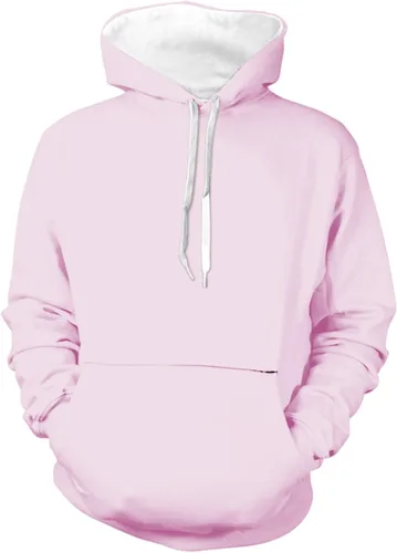 Vista 3 de DuDubaby Sudadera con capucha de gran tamaño para hombre, sudadera con capucha estampada de manga larga vintage
