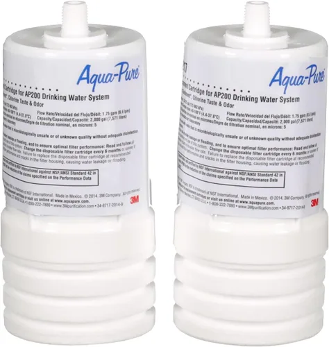 Vista 9 de Sistema de filtración de agua de hogar Pure Whole de 3M Aqua., Blanco, AP200