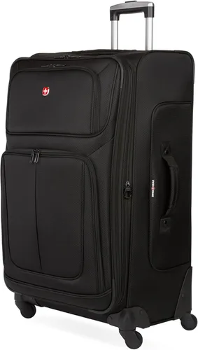 Vista 142 de SwissGear - Equipaje suave expandible Sion con ruedas, Negro