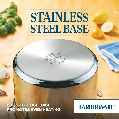 Vista 89 de Farberware Olla clásica de vapor hecha en acero inoxidable, 3 qt.