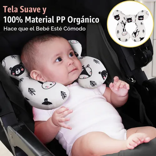 Vista 2 de Kakiblin - Almohada de cuello para bebé, almohada de apoyo para bebé mejorada, almohada para la cabeza del bebé, almohada de apoyo para el cuello
