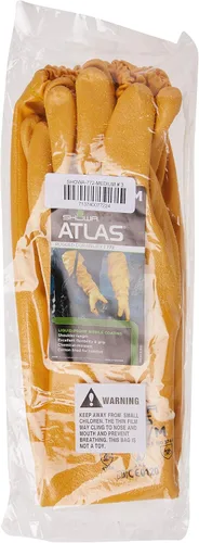 Vista 2 de Guantes de trabajo de manga larga de 26 pulgadas de longitud, de algodón y recubiertos con nitrilo, marca Atlas