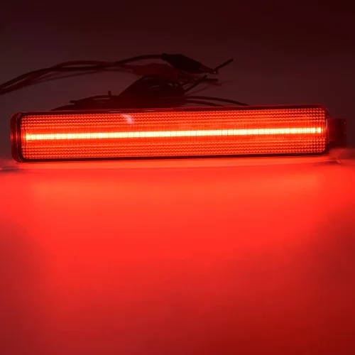 Vista 2 de Luces reflectoras LED para parachoques trasero CTS 2008-2013 Cadilla.c CTS Base de lujo Rendimiento Premium V Frenado Reflector Lámparas Cubiertas