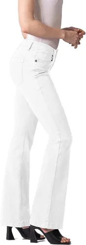 Vista 3 de Hybrid & Company Pantalones elásticos con corte de bota para mujer
