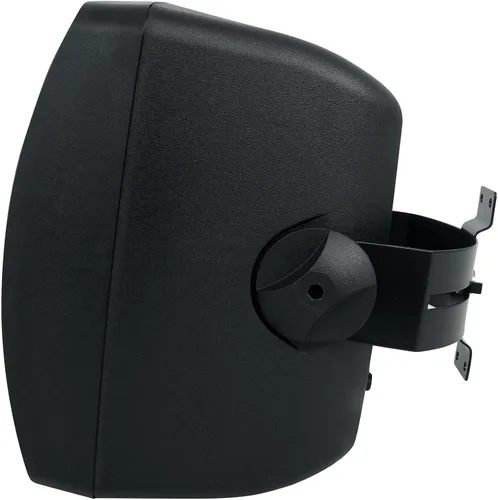Vista 5 de Rockville WET-44 PRO Altavoces duales de montaje en pared de 4 pulgadas y 70 V, negro, giratorio de 4 vías, IPX55 para interiores y exteriores