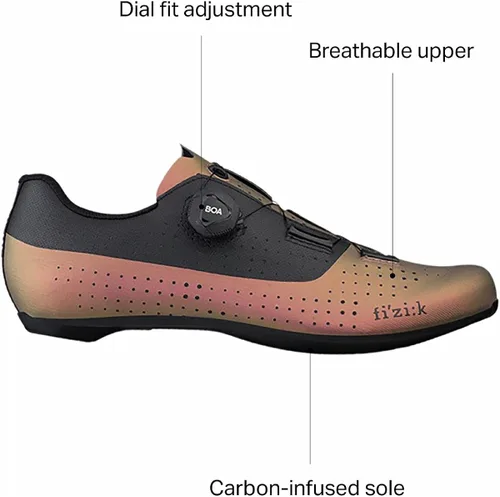 Vista 5 de Fizik Tempo Overcurve R4 - Zapatillas de ciclismo iridiscentes