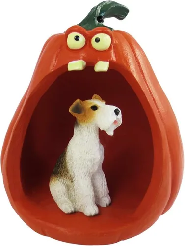 Vista 57 de Conversation Concepts Figura de Corgi galés de Halloween y calabaza Welsh Corgi Pembroke