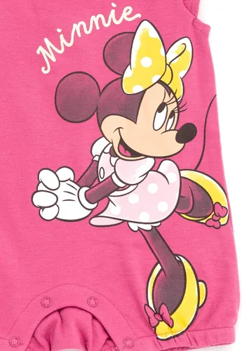 Vista 6 de Disney Paquete de 2 mamelucos de princesa Minnie Mouse Ariel para bebés recién nacidos a bebés