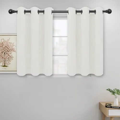 Vista 229 de Easy-Going - Cortinas opacas para dormitorio, aislamiento térmico sólido con ojales, cortinas de ventana para reducción de ruido, cortinas