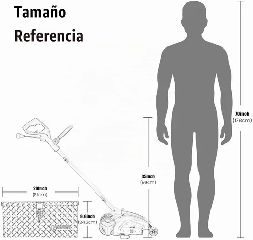 Vista 7 de FORWODE Caja de herramientas de aluminio de 20 pulgadas para camión, caja de herramientas con cerradura, caja de almacenamiento impermeable con Negro