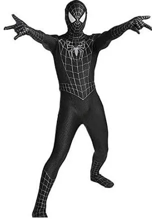 Vista 4 de Disfraz de Halloween de elastano, traje completo transpirable para adultosniños Zentai