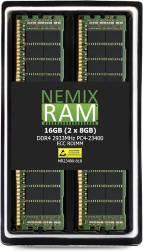 Vista 6 de NEMIX RAM Memoria de servidor registrada DDR4 2933MHZ PC4-23400 1Rx4 1.2V CL21 288-PIN ECC RDIMM de 8 GB (1 x 8 GB) compatible con Apple Mac Pro
