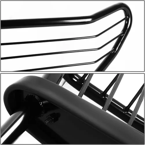 Vista 3 de DNA MOTORING GRILL-G-066-BK - Protector de rejilla para parachoques delantero, color negro, compatible con Land Cruiser 08-15