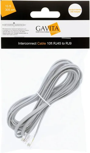 Vista 3 de Gavita Cable de interconexión adaptador LED serie E, 10 pies, RJ45 a RJ45