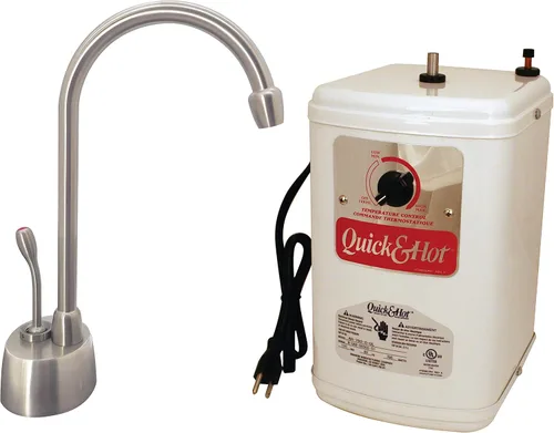 Vista 14 de Westbrass DT1F271-12 Develosah - Grifo dispensador de agua caliente de 9 pulgadas con sistema de tanque digital HotMaster DigiHot y filtro de agua