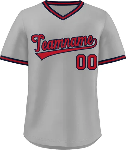 Vista 15 de KXK - Camiseta de béisbol personalizada con nombre y número cosidos, estilo Hip Hop, con cuello en V, atlética, para hombres, mujeres y jóvenes