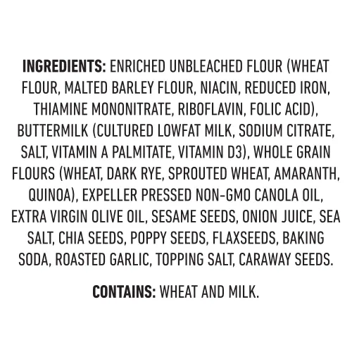 Vista 3 de Aplenty, Everything Flatbread Crackers, 4.4 oz