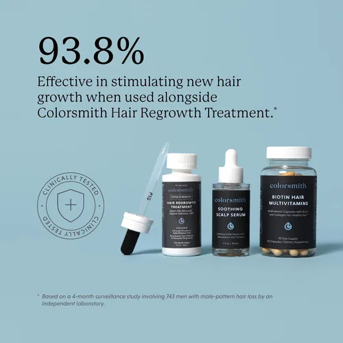 Vista 7 de Multivitaminas para el cabello de biotina, 2500 mcg de biotina con colágeno, 60 cápsulas, suministro para 30 días