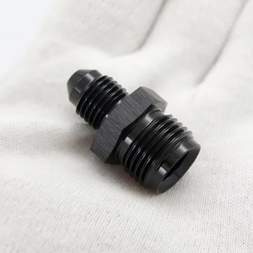 Vista 8 de Adaptador de ajuste de tubo de aluminio -4AN AN4 macho acampanado a rosca macho de 5/8 x 18 con asiento invertido, conector acampanado invertido