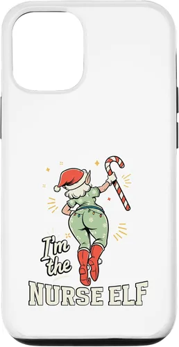 Vista 25 de I'm The Nurse Elf Funny Matching Family Christmas Group Case for iPhone 16