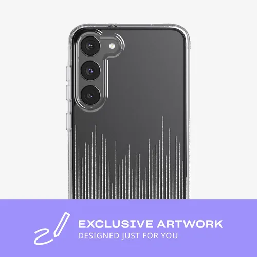 Vista 6 de tech21 Evo Sparkle - Funda para Samsung Galaxy S23 Plus, resistente a la lluvia y a los arañazos con protección contra caídas de 12 pies