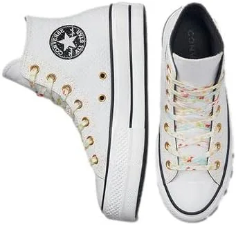 Vista 2 de Converse Chuck Taylor All Star Lift Tenis para mujer, color blancoStorm Wind SZ 8, Blanco