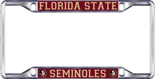 Vista 8 de Marco de matrícula de la NCAA, plateado