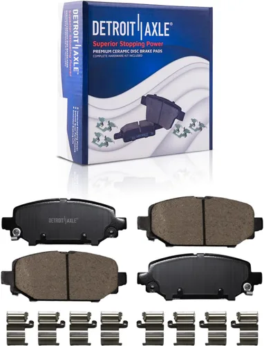 Vista 33 de Detroit Axle - Kit de freno trasero para Ford Explorer 2020-2025 2024-2025 Rotores de freno de disco Mustang Pastillas de freno de cerámica
