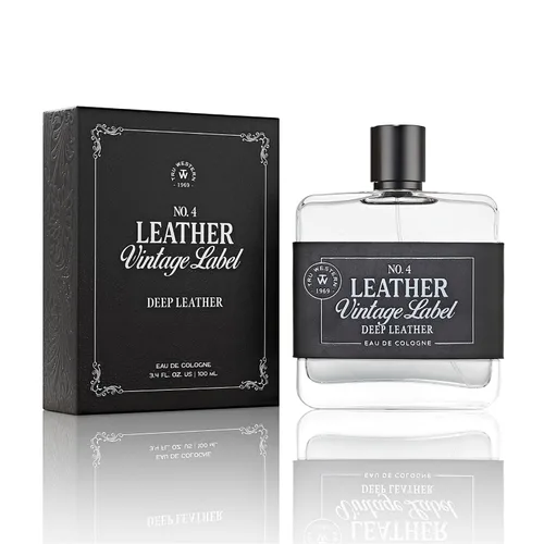 Vista 5 de Tru Fragrance Beauty Mini conjunto de viaje de cuero Vintage Label Colonia Cuatro colonias de viaje para hombres con #1 Reserva Privada, #2 Lote