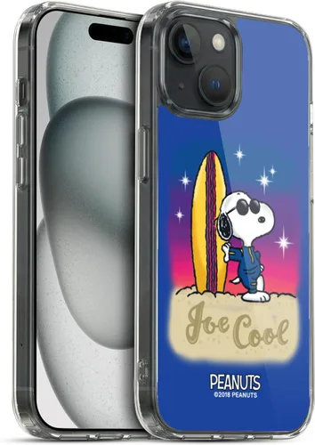 Vista 54 de Head Case Designs Funda de gel con licencia oficial de Peanuts Beach Surf Snoopy Boardwalk Airbrush [protección de grado militar] compatible