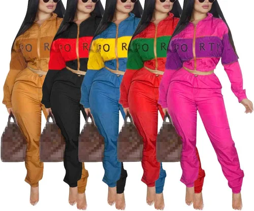 Vista 2 de Ophestin Conjunto de 2 piezas con estampado de letras para mujer