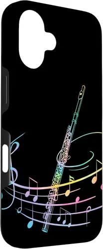 Vista 3 de Classical Music For Flutist Orchestra Flute Case for iPhone 16