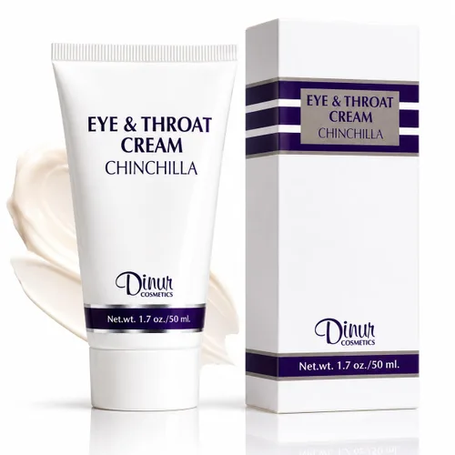 Vista 7 de Dinur Cosmetics Chinchilla Crema para Ojos y Garganta Reduce las Líneas Finas, Arrugas Ojos Hinchados y Bajo los Ojos Ojeras Penetra Piel Delicada