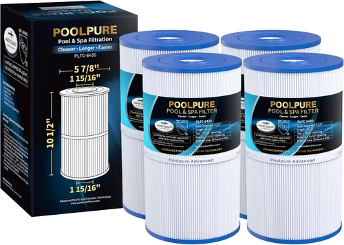 Vista 11 de POOLPURE Filtro de spa C-6430 reemplaza 31489, PWK30, Filbur FC-3915, P/N0969601, 71825, 73178, 73250, 30 pies cuadrados Filtro de spa Hot Spring