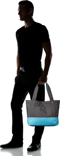Vista 9 de Everest Elegante bolso de mano para tableta, Carbón vegetal, Elegante bolso de mano para tableta