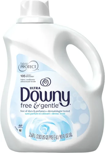 Vista 7 de Downy Acondicionador de tela ultra líquido, libre y suave, 34 onzas líquidas